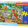 Castorland B-070015 Пазл Premium Красная Шапочка, 70 деталей