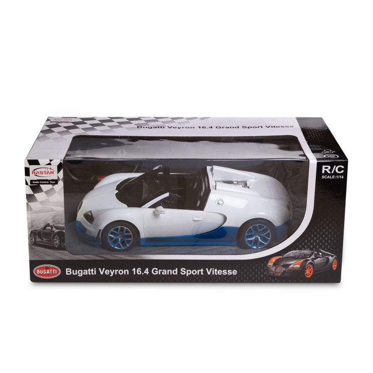 Rastar 70400W Машина р/у Bugatti Grand Sport Vitesse, белая, 1:14
