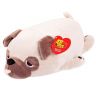 AB toys M2024 Мягкая игрушка Мопс светло-коричневый, 27 см
