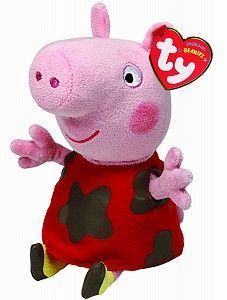 Peppa Pig 46208 Мягкая игрушка "Свинка Пеппа" - Грязнуля, 20 см