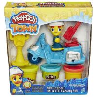 Hasbro B5975 Play-Doh Город Набор пластилина Полицейский мотоцикл