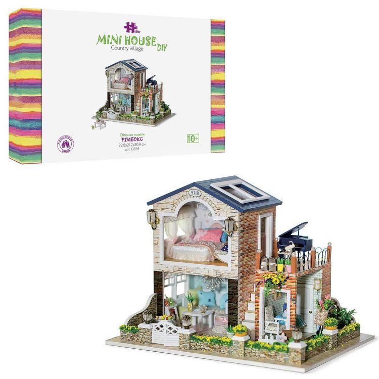 Hobby Day 13839 Сборная модель Hobby Day Румбокс Mini house Сountry Village