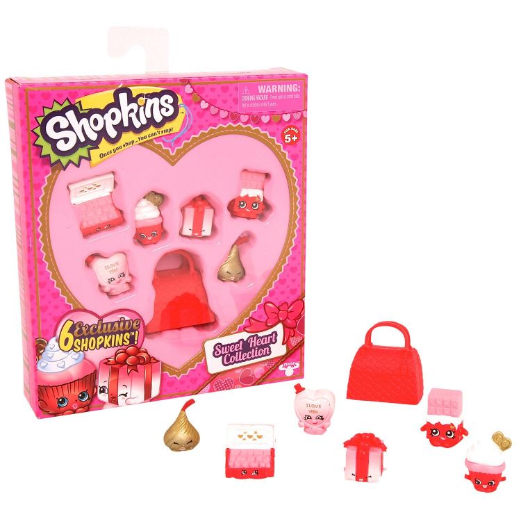 Moose 56221 Shopkins S5 Игровой набор Сладкое сердечко, 6 фигурок