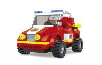 Ausini 21403 Конструктор Пожарный автомобиль "Пожарная бригада", 133 дет.
