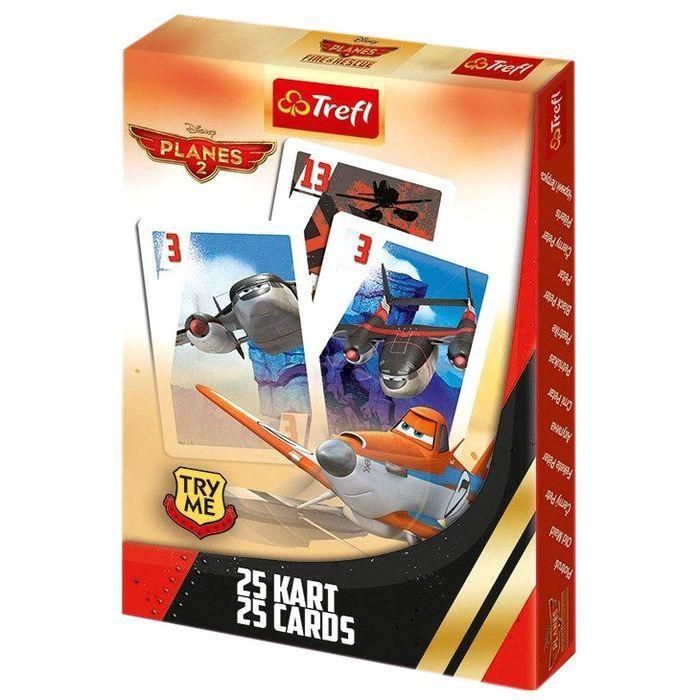 Trefl 08458 Карточная игра Акулина (25 карт) - Самолеты