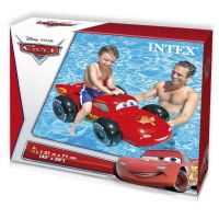 Intex 58576 Машинка для плавания надувная Тачки, с 3-х лет, 107х71 см