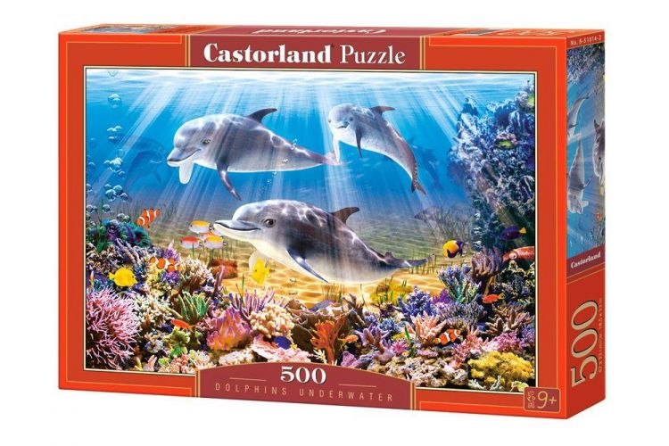 Castorland C500-51014 Пазл Дельфины, 500 деталей