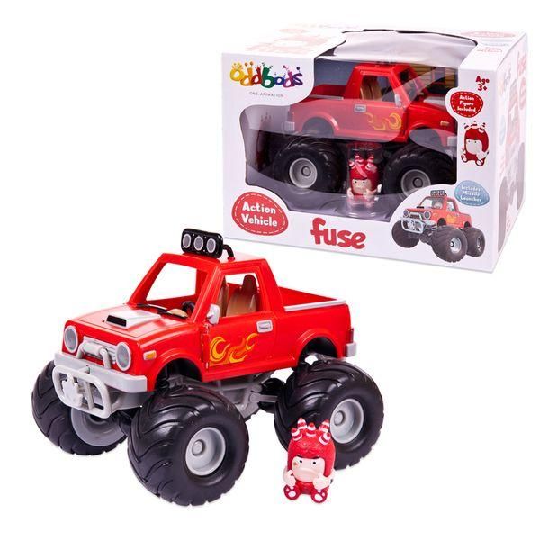 RP2 Global Limited AV4501F Набор Oddbods (Чуддики)  фигурка Хьюз  в наборе c машинкой, 4 см