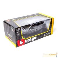Bburago 18-22001 Модель машины BMW X5, 1:24, металлическая, серебристая