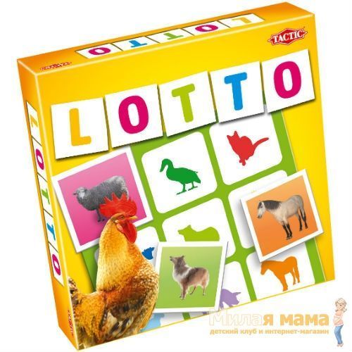 Tactic Games 41449 Лото Домашние животные 2