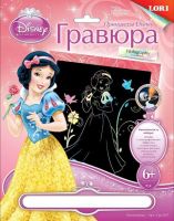 Lori Грд-007 Принцессы Disney Гравюра большая с эффектом золота, Белоснежка