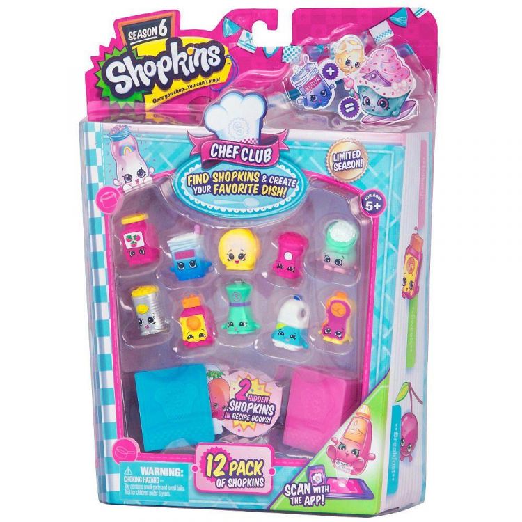 Moose 56144 Shopkins S6 Набор из 12 штук в блистере