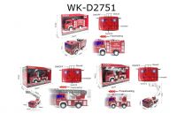 ABtoys (АБтойс) 6639ABC Машинка Junfa Пожарная, 3 вида в ассортименте, размер коробки 24х10,5х17см