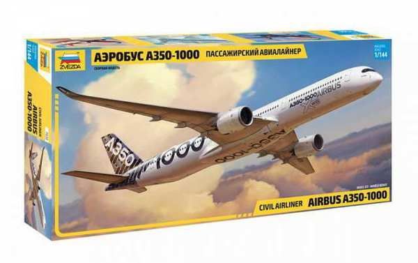 Звезда 7020з Модель сборная Пассажирский авиалайнер "Аэробус А-350-1000"