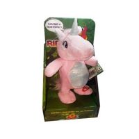 Decar2 25190B-1 Интерактивная мягкая игрушка Единорог розовый Ripetix, в подарочной упаковке