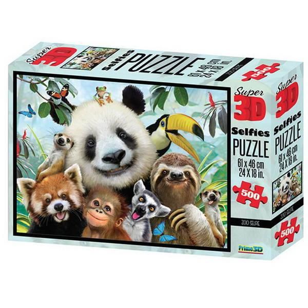 Prime 3D 10063-SBM Пазл 3D 500 Зоо селфи