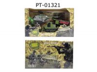 ABtoys (АБтойс) PT-01321 Боевая сила. Набор военной техники с фигуркой и акссесуарами