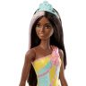 Mattel FXT16 Barbie® Dreamtopia Кукла Барби Волшебные принцессы с каштановыми волосами