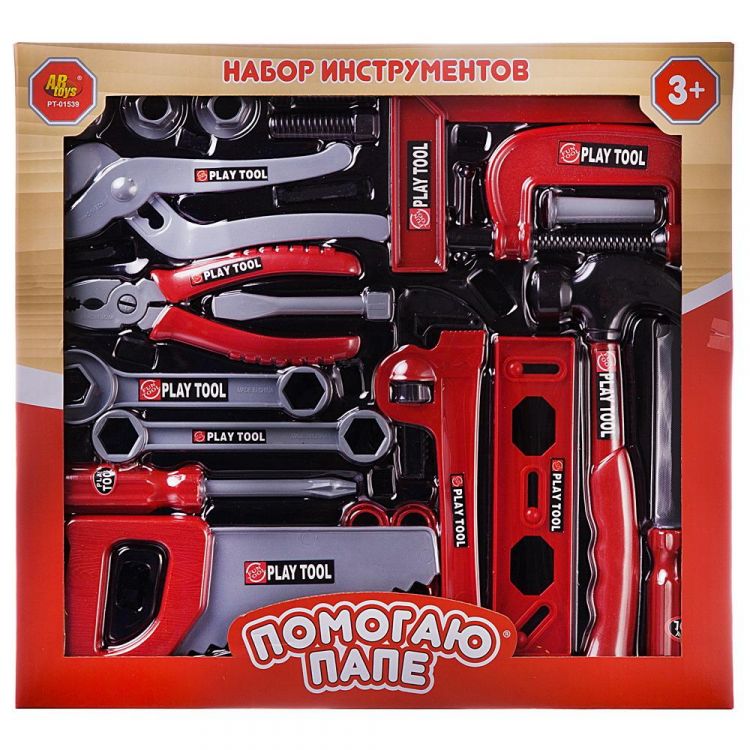 ABtoys (АБтойс) PT-01539 Игровой набор ABtoys Помогаю Папе Инструменты 23 предмета ABtoys (АБтойс) PT-01539 Игровой набор ABtoys Помогаю Папе Инструменты 23 предмета