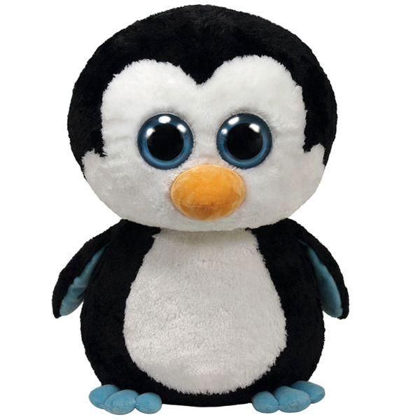 TY 36803 Beanie Boo's Мягкая игрушка Пингвин Waddles, 40 см