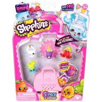 Moose 56079 Shopkins 4 сезон Набор 5 штук в блистере