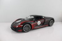 RASTAR 70710B Машина р/у 1:14 PORSCHE 918 Spyder, цвет чёрный матовый 27MHZ