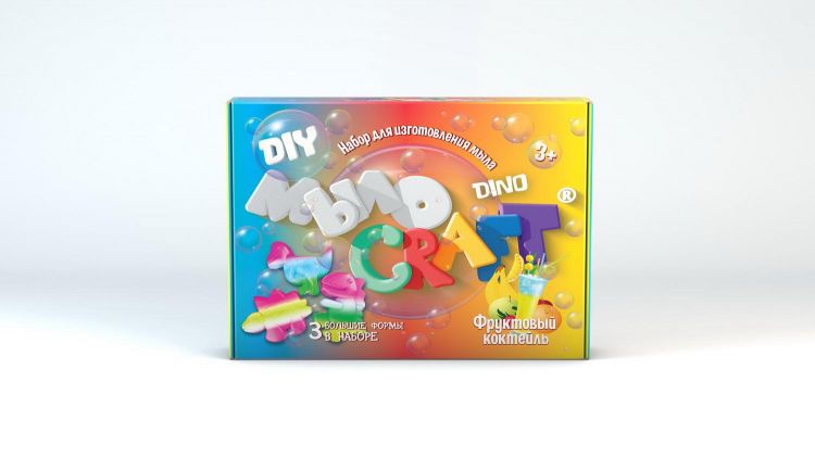 ВИСМА 898пл Набор для творчества ВИСМА Юный химик Мыло Craft Dino Фруктовый коктейль