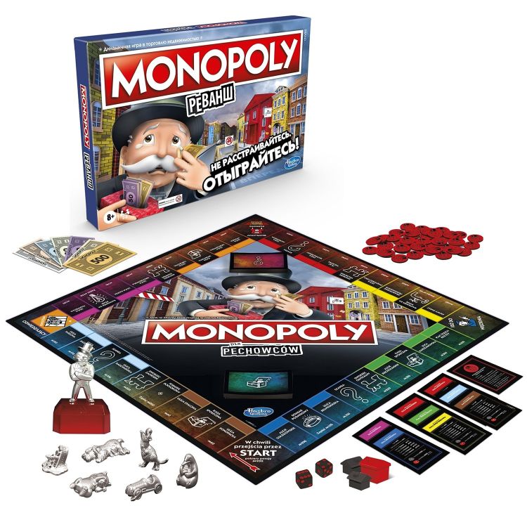 Hasbro E9972 Настольная игра Монополия Реванш