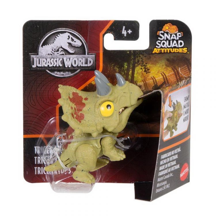Mattel GXW58 Фигурка Mattel Jurrasic World Сбежавшие динозаврики Snap Squad
