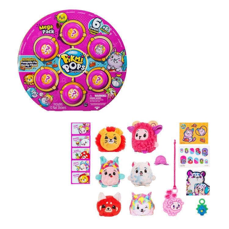 Moose 75279 Pikmi Pops S2 Мега-набор с 6 героями, тыквенный пирог