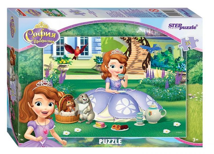 СТЕП ПАЗЛ 91133 Мозаика "puzzle" 35 "Принцесса София" (Disney)