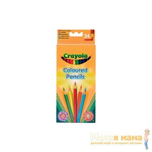 Crayola 3624 Набор из 24 цветных карандашей