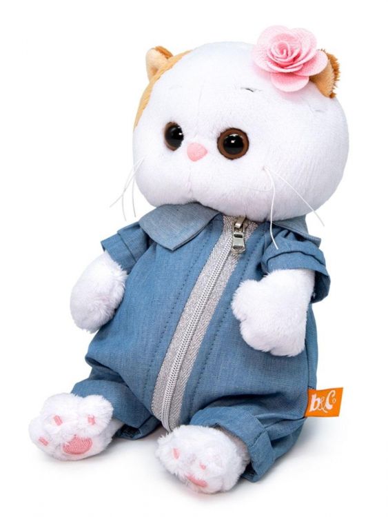 BUDI BASA LB-075 Мягкая игрушка BUDI BASA Кошка Ли-Ли BABY в джинсовом комбинезоне 20 см BUDI BASA LB-075 Мягкая игрушка BUDI BASA Кошка Ли-Ли BABY в джинсовом комбинезоне 20 см