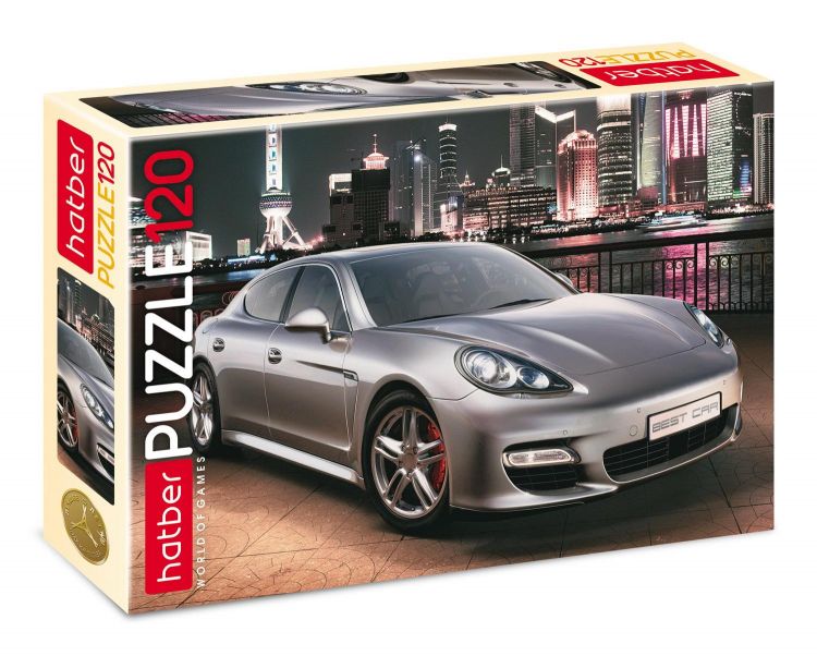 Hatber 120ПЗ5-11634 Пазл Hatber Вest car в ночи 120 элементов 230х165мм