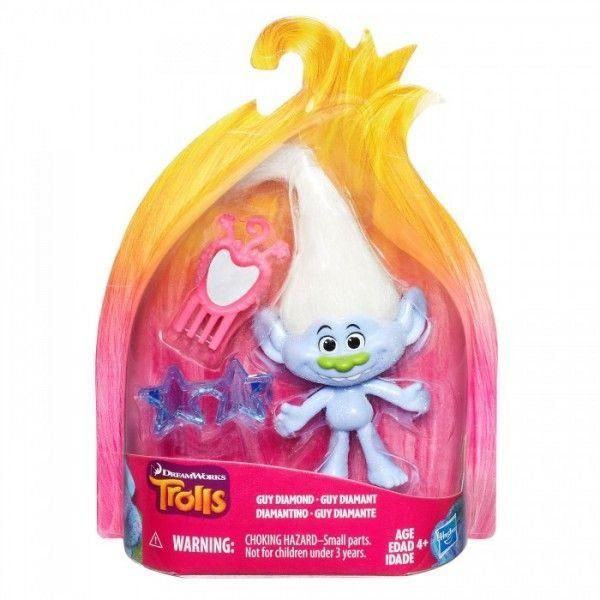 Hasbro B7350 Trolls Коллекционная фигурка Алмаз, 6 см
