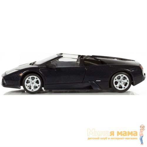 Motormax 73169 Коллекционная модель машины Lamborghini Murcielago Roadster, 1:18, черный металлик