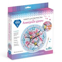ORIGAMI 06550 Набор для творчества ORIGAMI Алмазные узоры Часы Весенние трели 20см