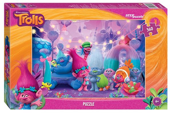 STEP Puzzle 96048 Пазл "Тролли" (DreamWorks), 360 деталей