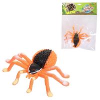 ABtoys (АБтойс) PT-01752 Фигурка Abtoys Юный натуралист Пауки Паук оранжево-черный, термопластичная резина