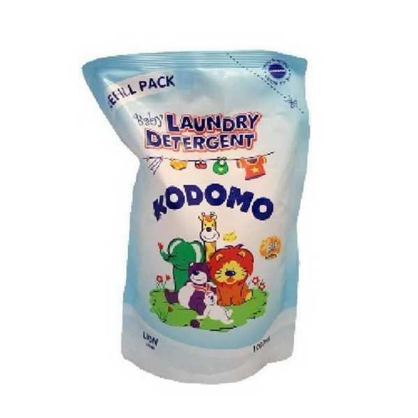 Lion Kodomo 800306 LION KODOMO Жидкое средство для стирки детского белья, в мягкой упаковке с крышкой, 1000 мл, Тайланд