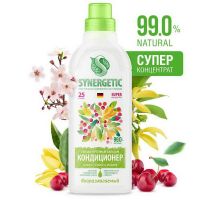 SYNERGETIC 110073 Кондиционер для белья SYNERGETIC Иланг-иланг и вишня 0,75л