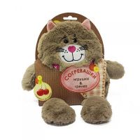 Maxitoys MT-MRT0414028 Мягкая игрушка-грелка Кошечка, 19 см