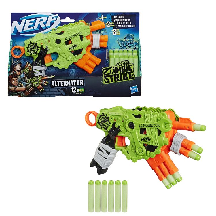 Hasbro E6187 Nerf Бластер Нёрф Зомби Альтернатор