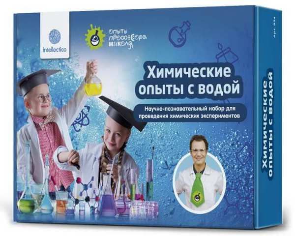 Intellectico 834бн Набор для опытов Химические опыты с водой Intellectico 834бн Набор для опытов Химические опыты с водой