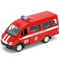 Welly 42387AFS Модель машины 1:34-39 ГАЗель Пожарная охрана