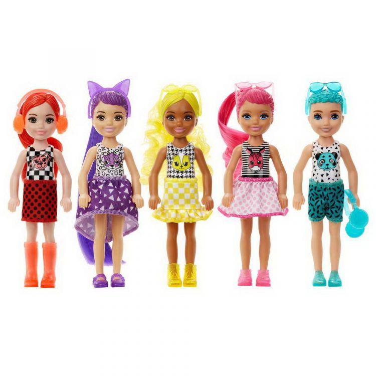 Mattel GTT24 Кукла Mattel Barbie Кукла-сюрприз Челси Волна 2