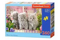 Castorland В-27491 Пазл Castorland 260 деталей Серые котята