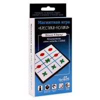 ORIGAMI 05321 Игра настольная, магнитная.Крестики-нолики. 11 предметов