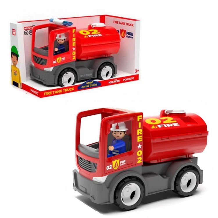 EFKO 27282 Пожарная автоцистерна MultiGo с фигуркой водителя