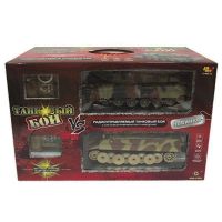 Abtoys C-00112(558)Танковый бой р/у, в наборе 2 танка со световыми и звуковыми эффектами, с аккумулятором и зарядным устройством